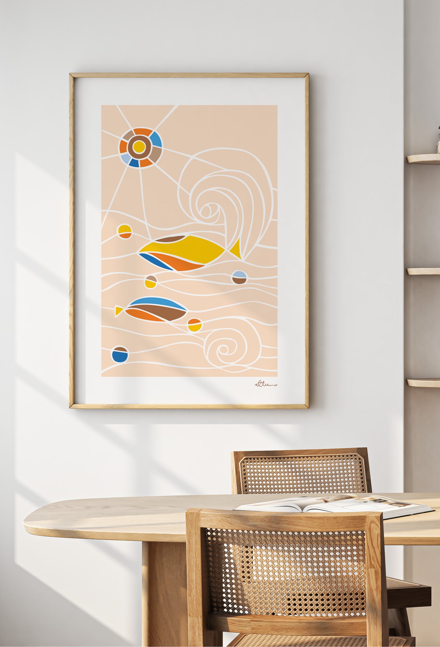 Coastal Serenity Art Print