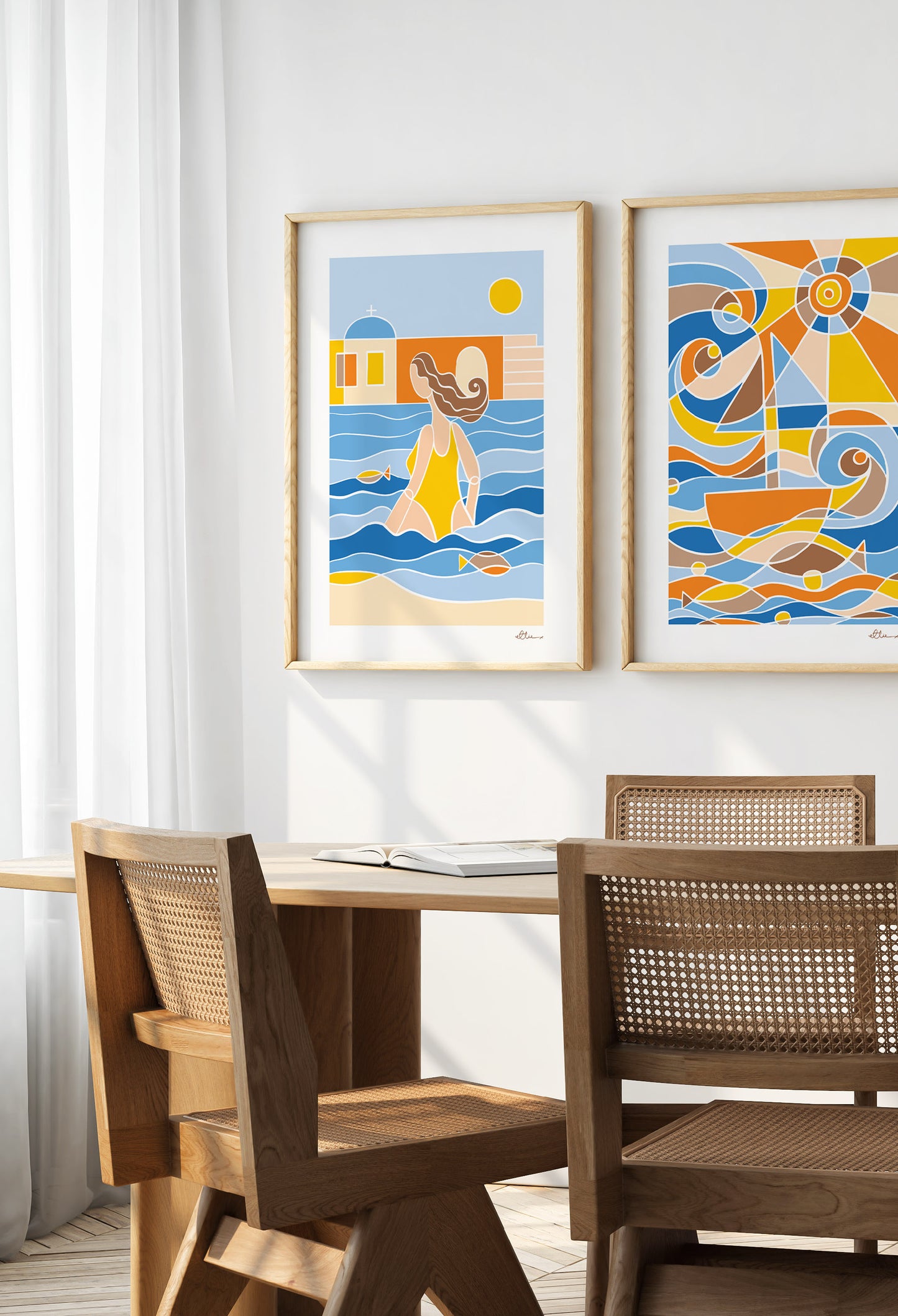 Thalassa Glow Art Print