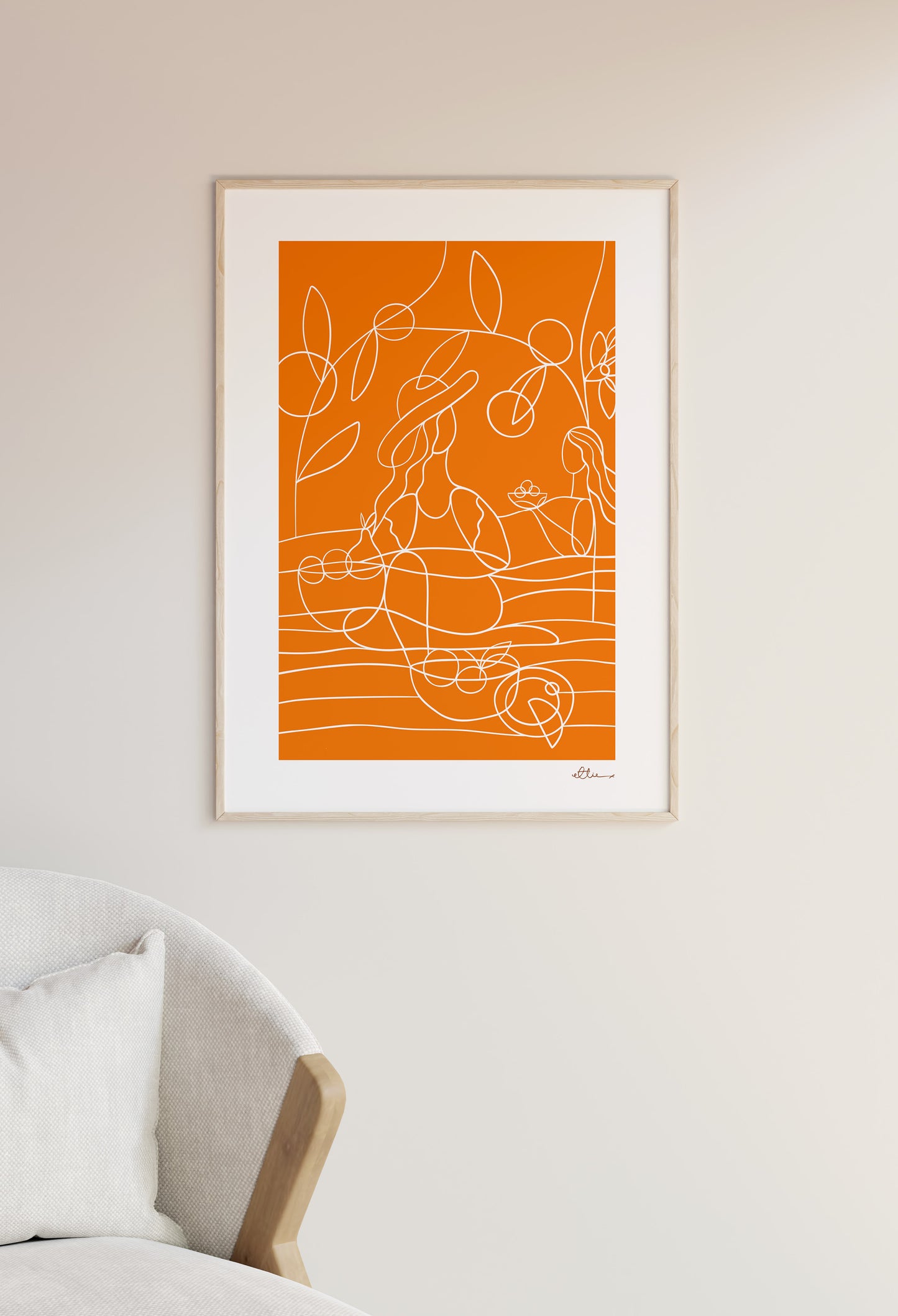 Citrus Bliss Art Print