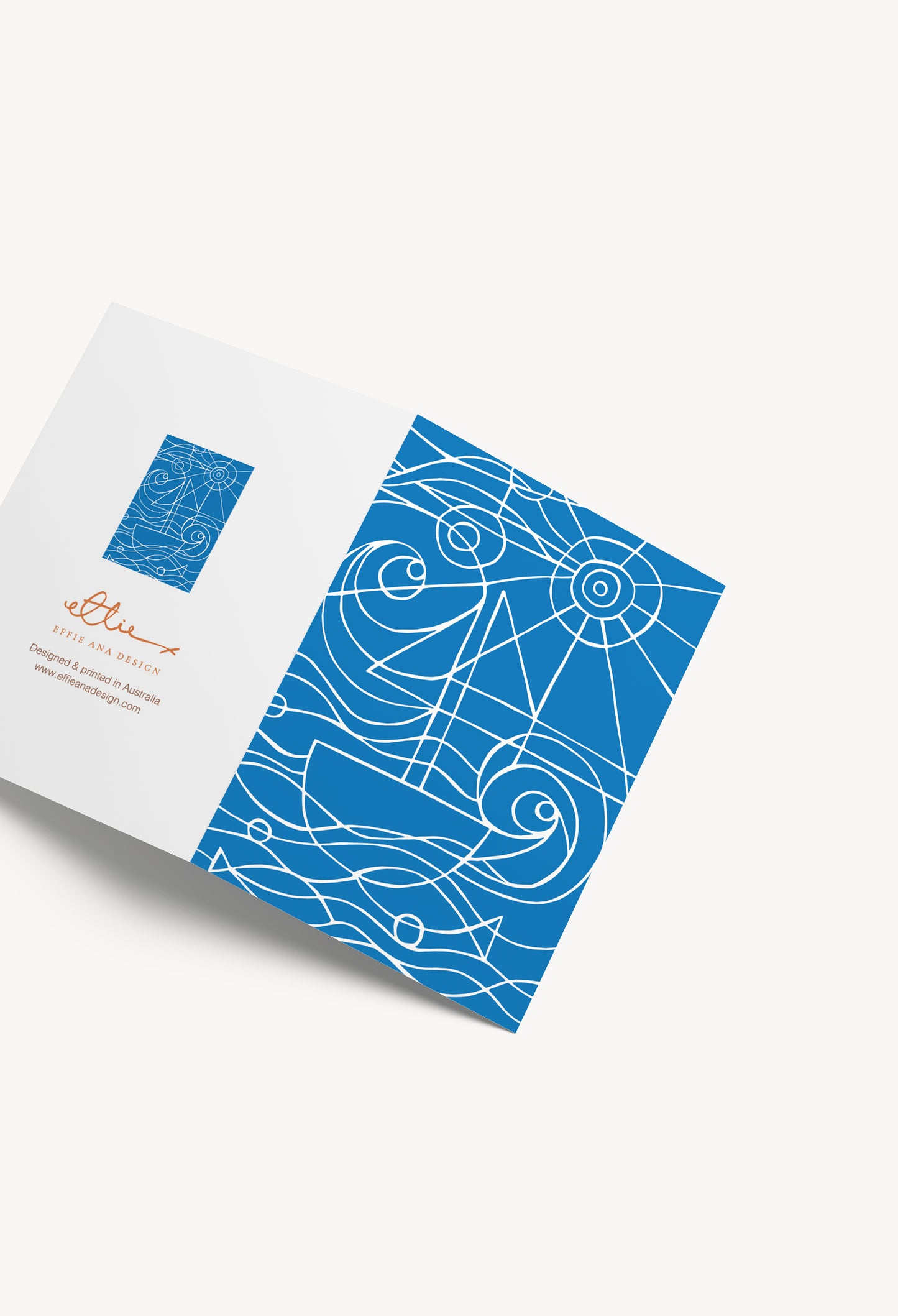 Seaside Blue Card