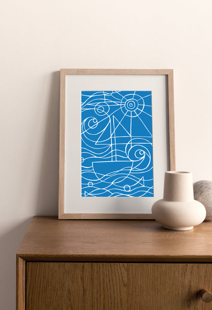 Seaside Blue Card
