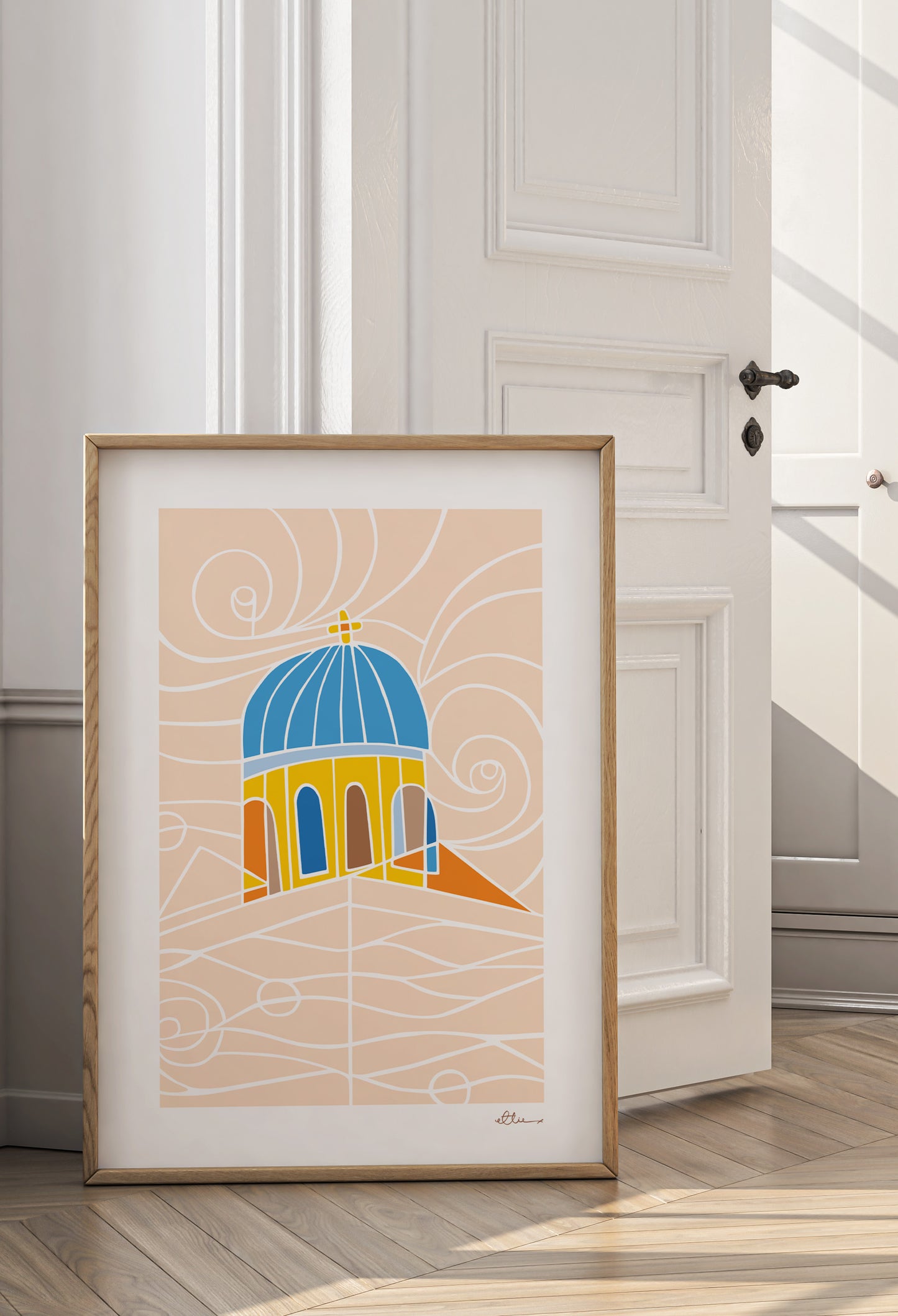 Dome & Sea Art Print