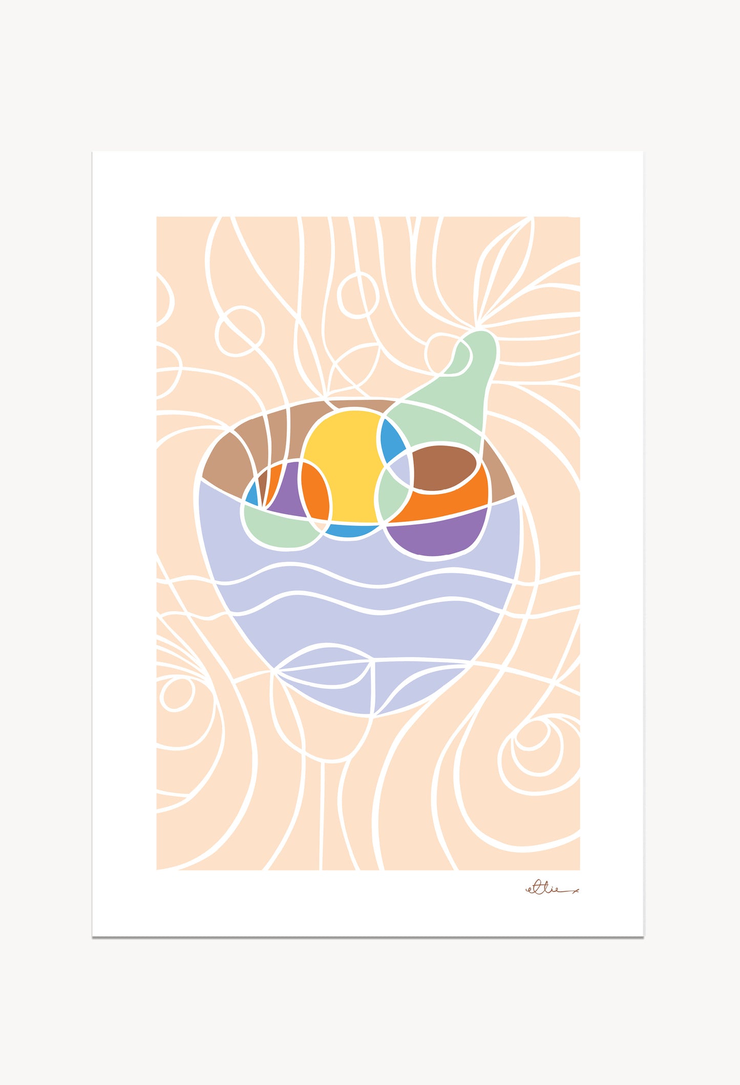 Fruit Bowl Art Print