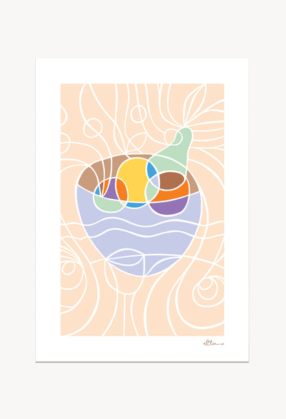 Fruit Bowl Art Print