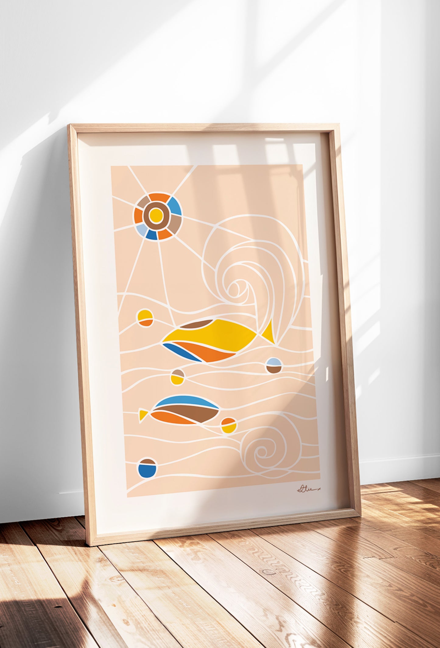 Coastal Serenity Art Print