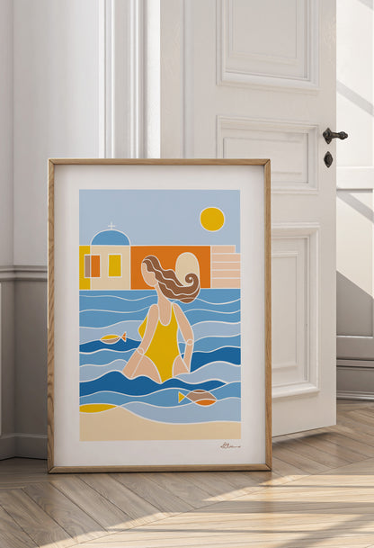 Thalassa Glow Art Print