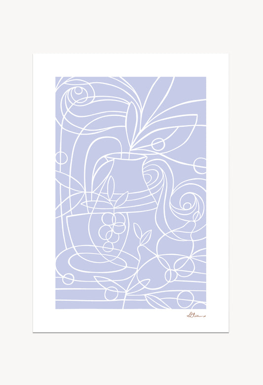 Fruitful Lilac Art Print