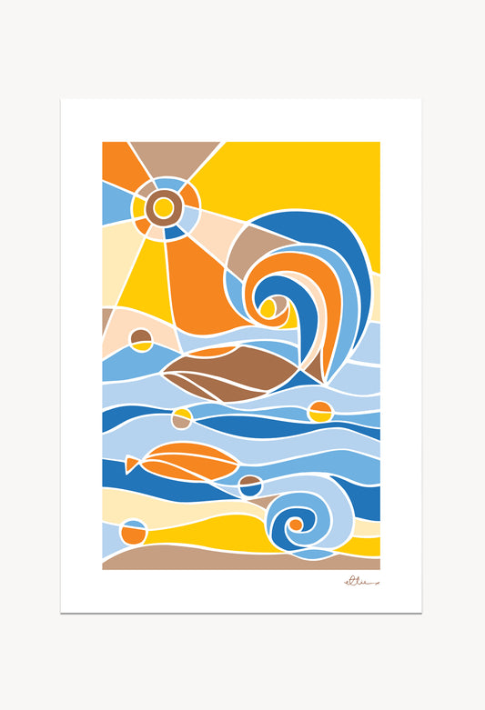 Summer Drift Art Print