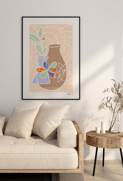 Curved Form Art Print