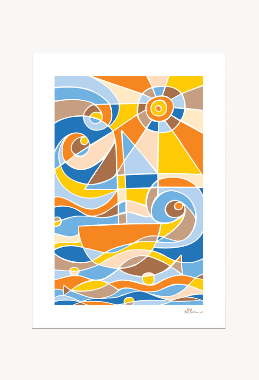 Seaside Art Print