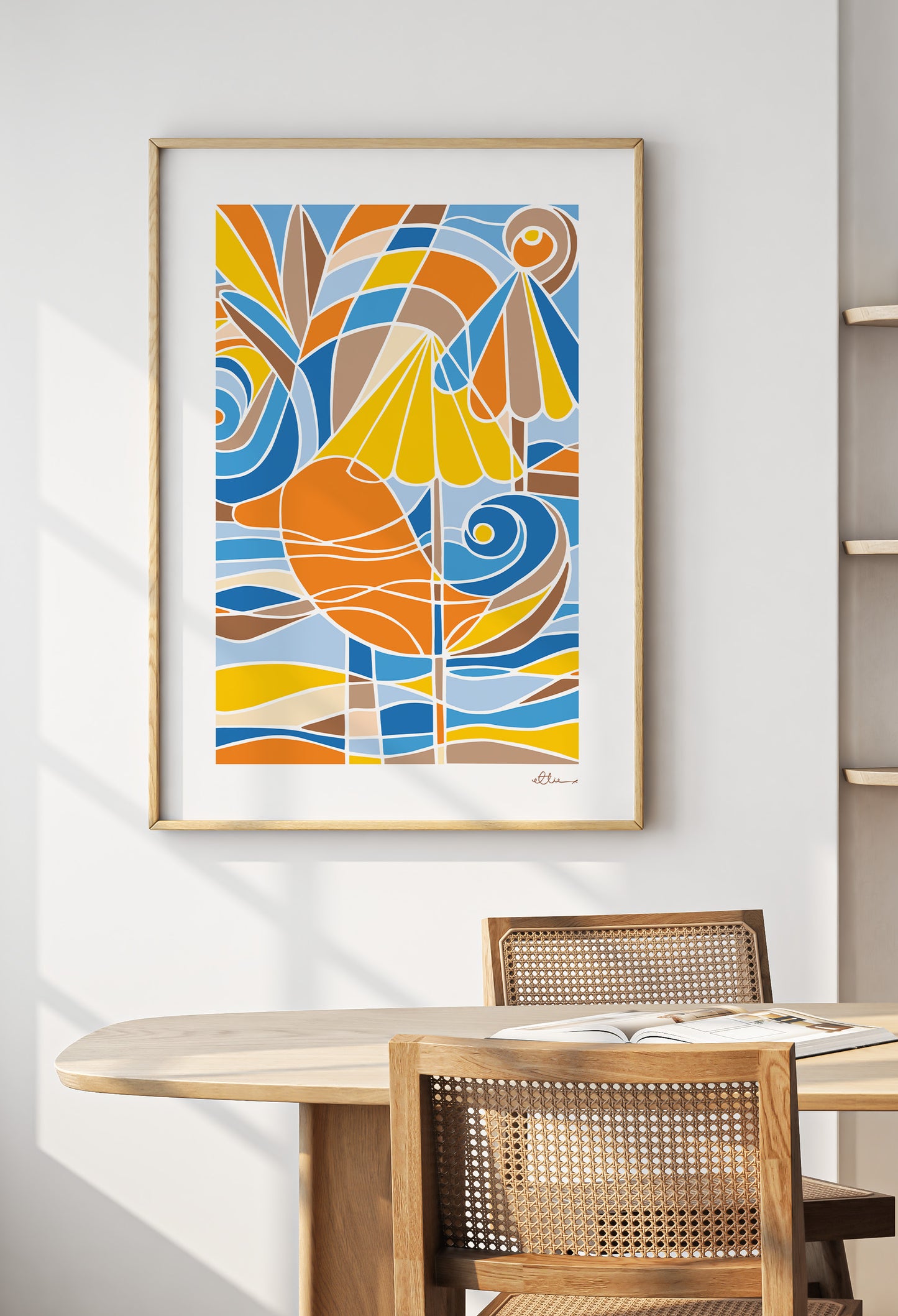 Coastal Duck Art Print